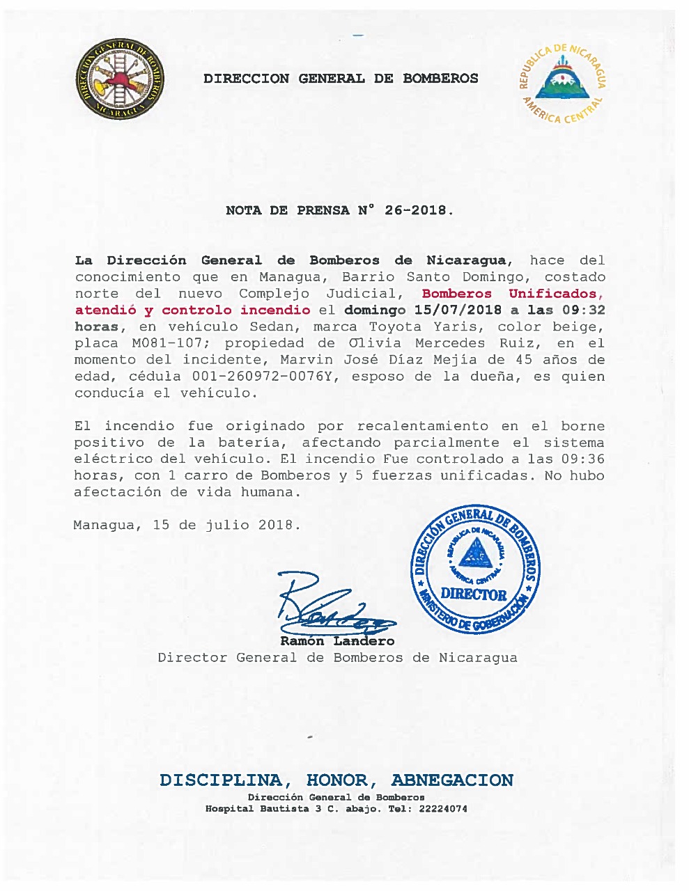 incendio